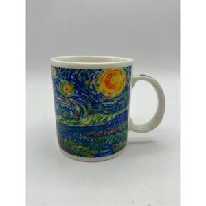 Starbucks Vintage Van Gogh Barista Starry Night Coffee Mug